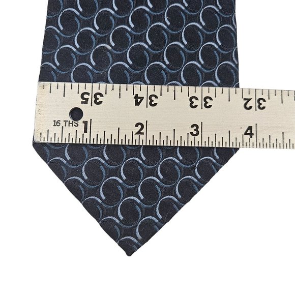 Buy Ermenegildo Zegna Mens Neck Tie Silk Blue Geometric  Ermenegildo Zegna Mens Neck Tie Silk Blue Geometric Design Italy